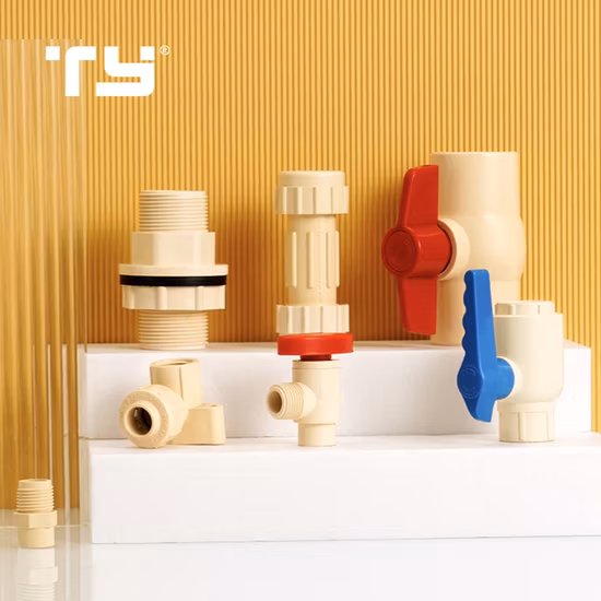 CPVC/PVC/플라스틱 ASTM D2846 표준 물 공급 파이프 튜브 조인트 피팅