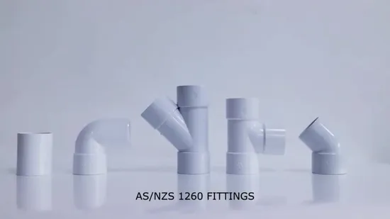 ISO 표준 UPVC 수관 0.8MPa 63mm 2인치 PVC 파이프
